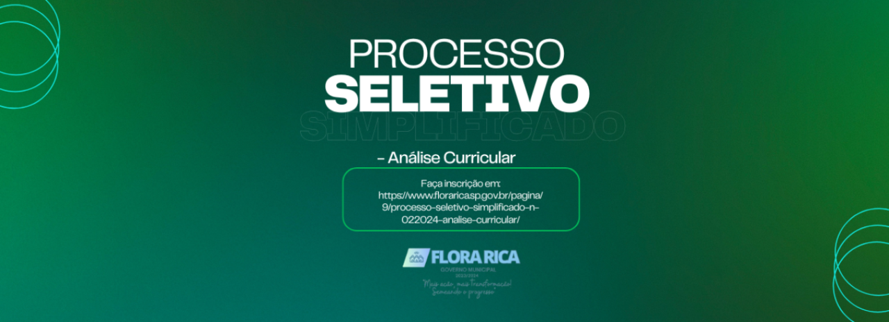 Processo Seletivo Simplificado