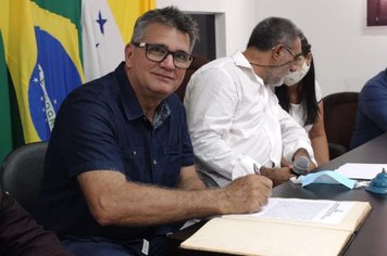 Prefeito Gilberto Sanches ( Gica) assume a gestão municipal de 2021