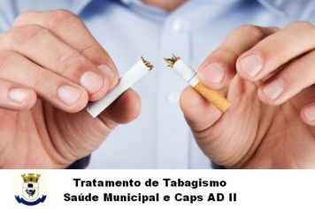 Saúde Municipal em parceria com Caps AD de Dracena oferece tratamento para tabagismo