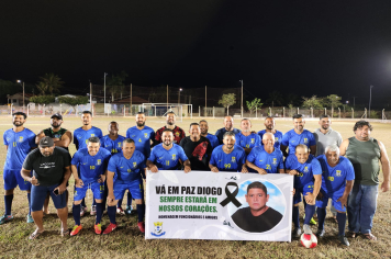 Jogo de Futebol entre servidores marca homenagem ao saudoso Diogo