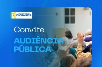 Convite para Audiência Pública!