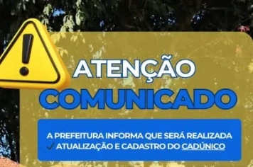 Atenção! Social realiza atualização e cadastros no CadÚnico até sexta-feira