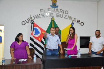 Cerimônia de posse e diplomação do presidente da câmera Fábio Luiz Florentino de Faria como Prefeito Interino de Flora Rica. 