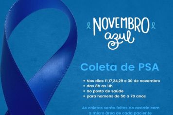 A campanha do Novembro Azul: mês de combate ao câncer de próstata começou na UBS de Flora Rica