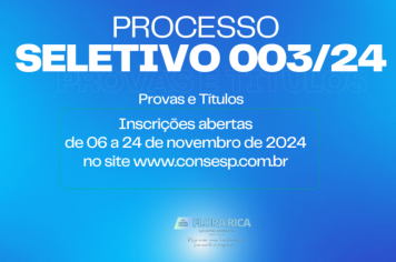 Inscrições abertas para Processo Seletivo de Profissionais da Educação