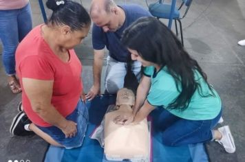 Escola Olga A. L. Emboava participa de uma orientações sobre primeiros socorros