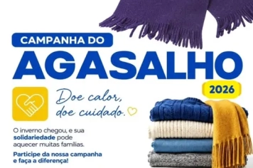 Iniciada campanha do Agasalho 2026