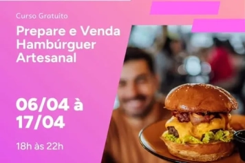 Abertas inscrições para curso de hambúrguer artesanal