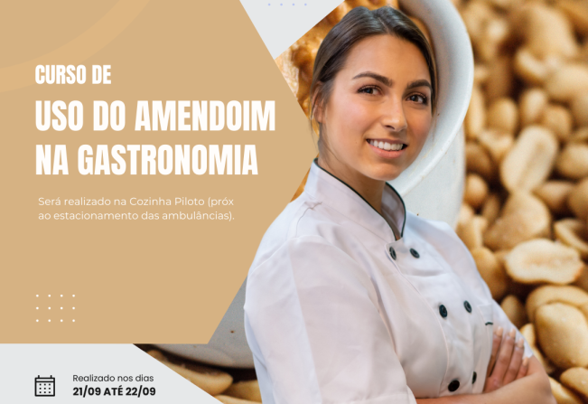 Curso de Uso do Amendoim na Gastronomia.