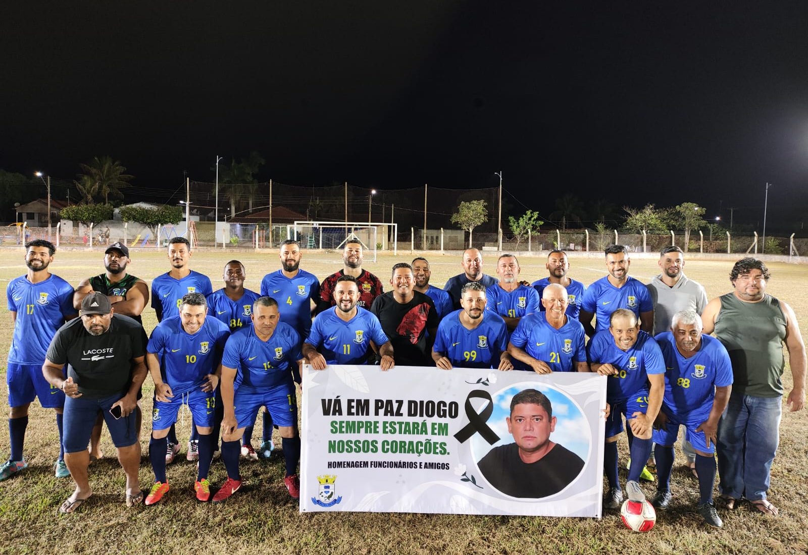 Jogo de Futebol entre servidores marca homenagem ao saudoso Diogo
