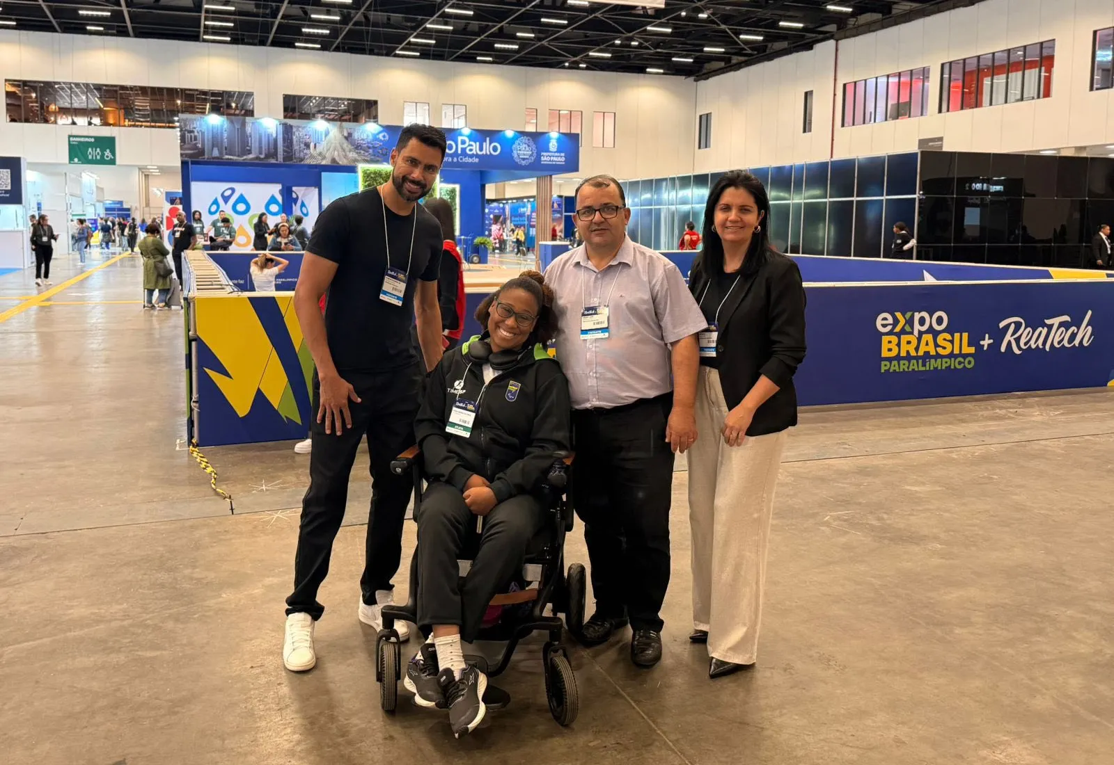 Secretaria Municipal de Esporte e Lazer marca presença na Expo Brasil Paralímpico em São Paulo