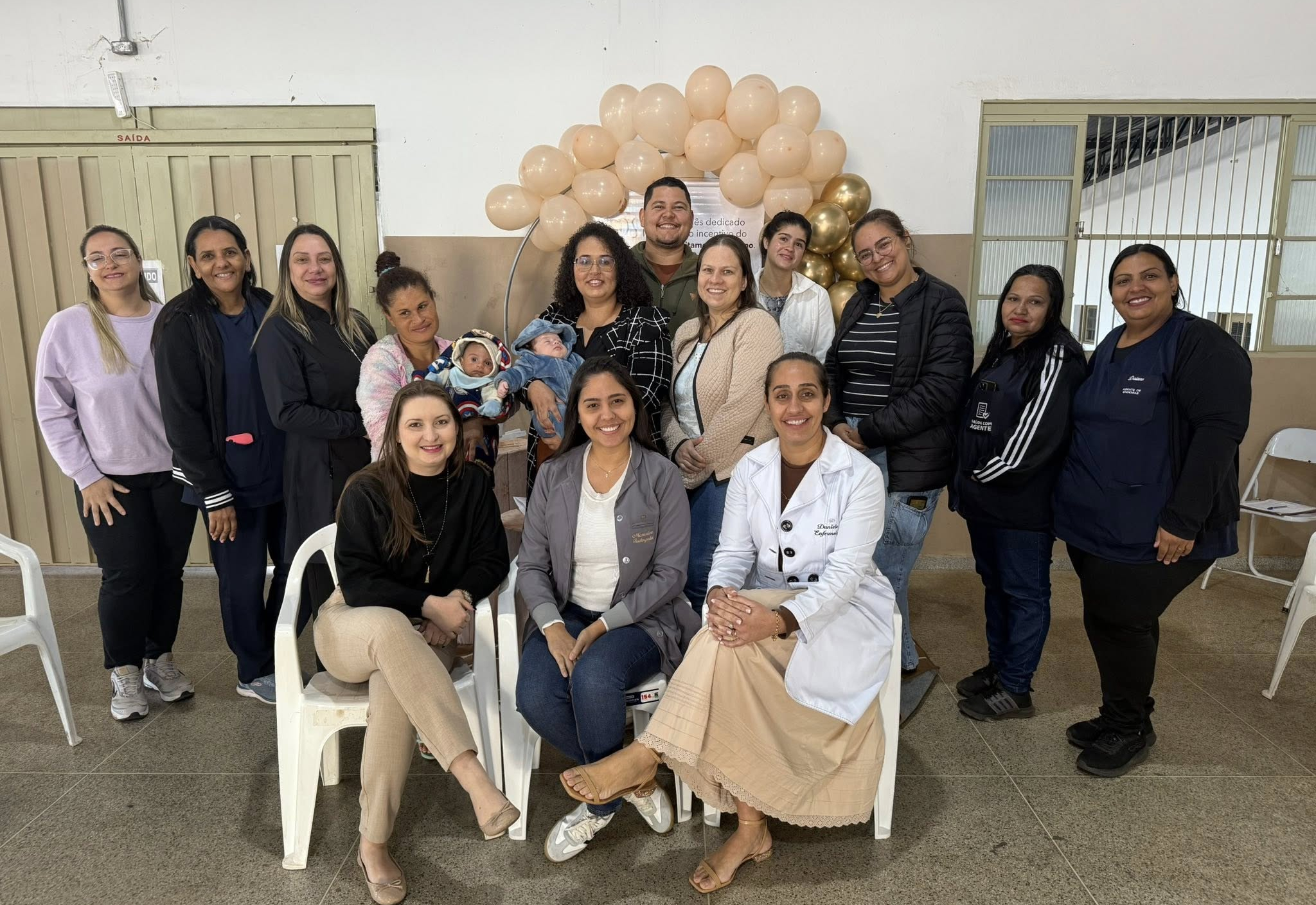 UBS promove ação do Agosto Dourado com gestantes e mães 
