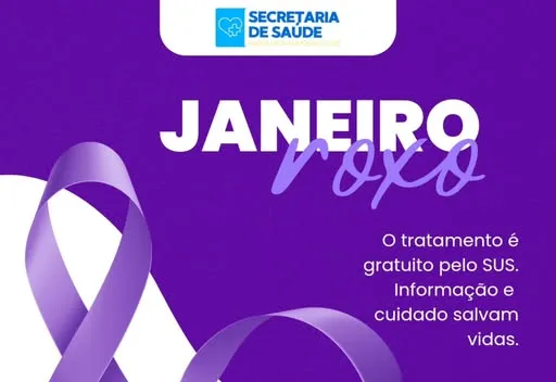 Saúde Municipal realiza campanha Janeiro Roxo
