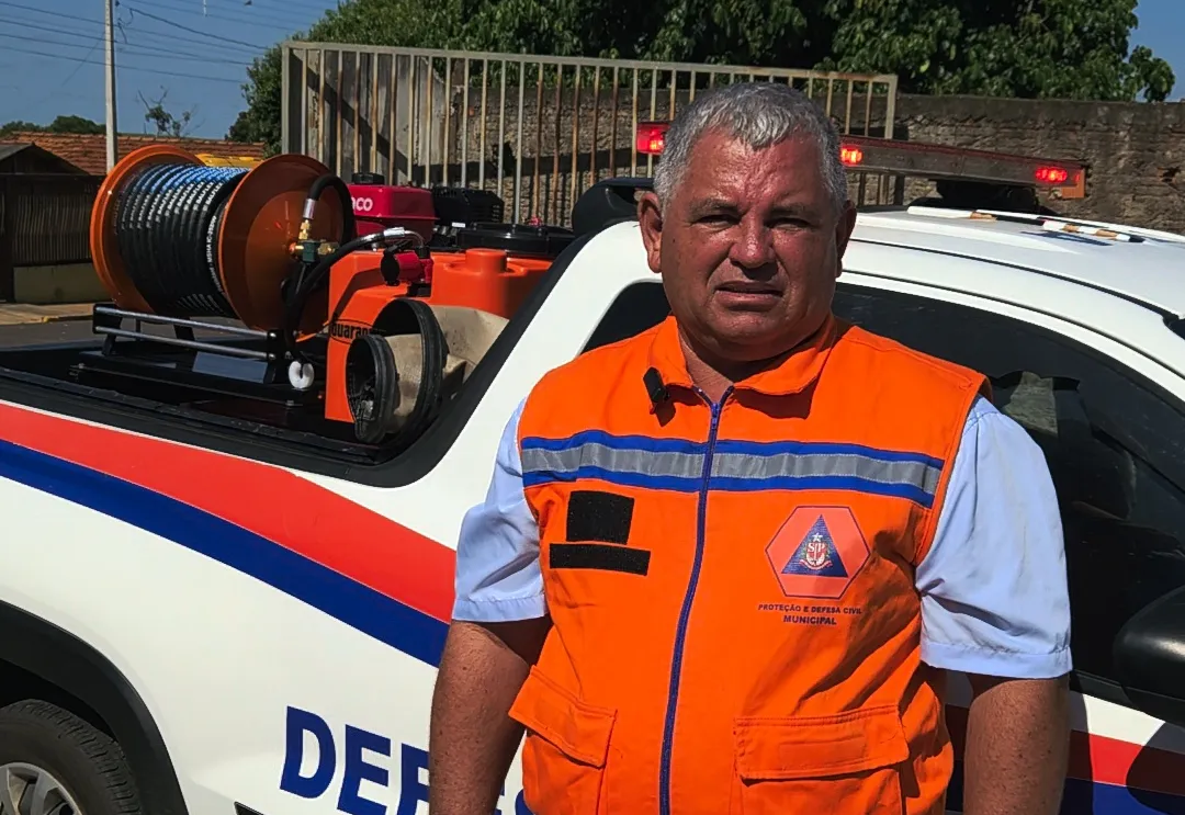 Defesa Civil Municipal recebe novo equipamento para agir com rapidez em princípios de incêndio