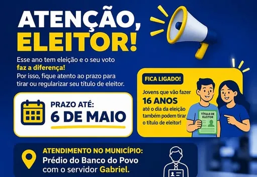 Prazo para regularização do título de eleitor segue até 6 de maio