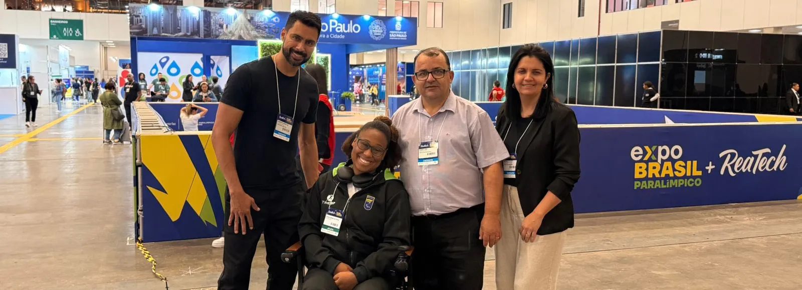 Secretaria Municipal de Esporte e Lazer marca presença na Expo Brasil Paralímpico em São Paulo