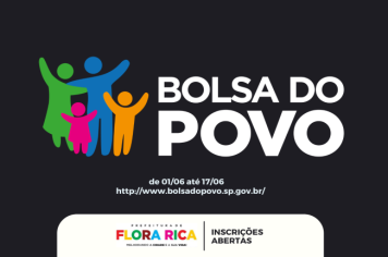 Programa Bolsa do Povo abre inscrições para uma nova turma! 