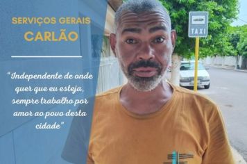 Conheça + : Servidor Carlão