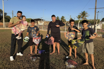 9º Festival de Pipas reúne crianças e famílias no Estádio Municipal