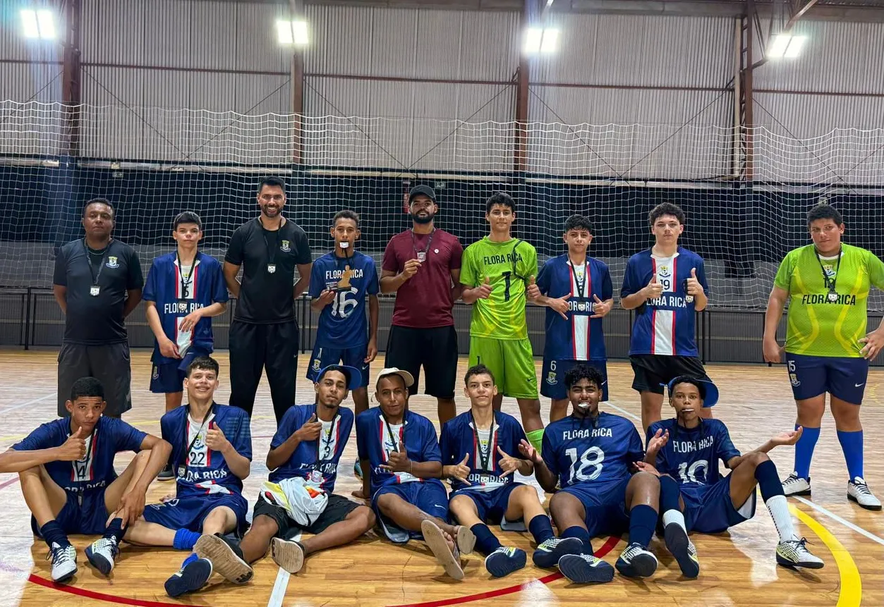 Festival de Futsal reúne jovens atletas no Complexo Poliesportivo