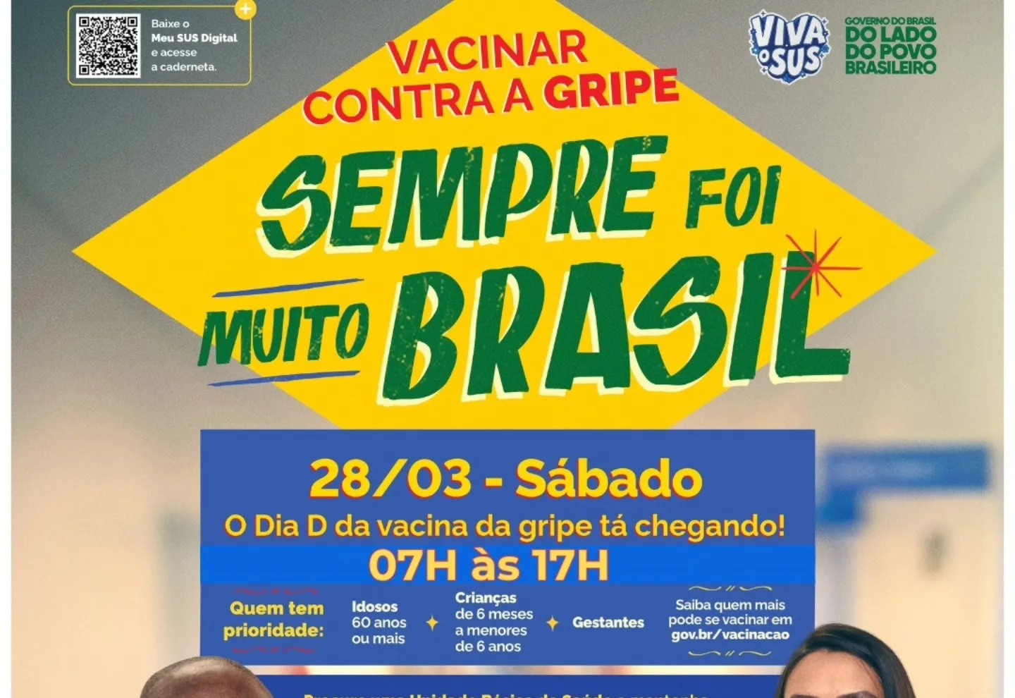   Saúde Municipal realiza vacinação contra a gripe neste sábado